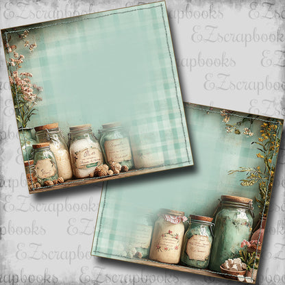 Ingredient Jars NPM - Scrapbook Layout - 25-801