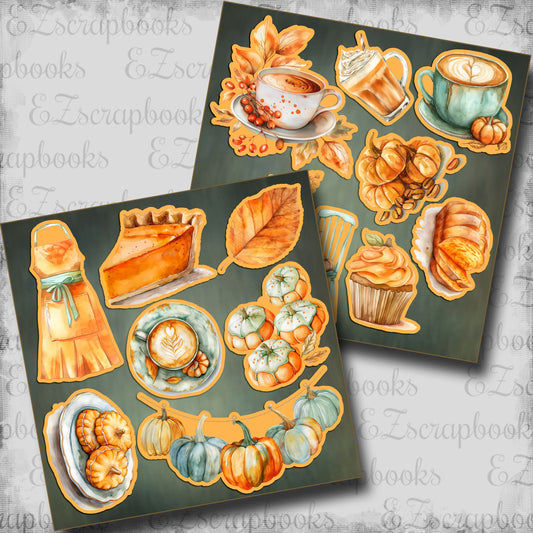 Pumpkin Latte Clip Art Sheets CAS - 24-720