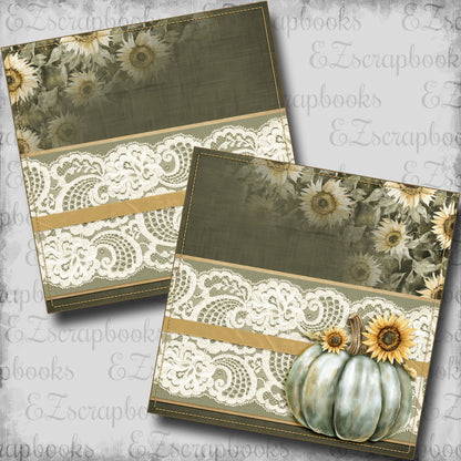 Grateful Pumpkin NPM - Scrapbook Layout - 25-889