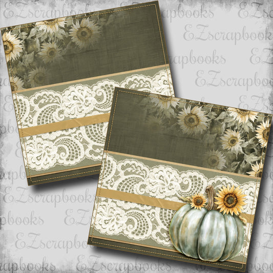 Grateful Pumpkin NPM - Scrapbook Layout - 25-889