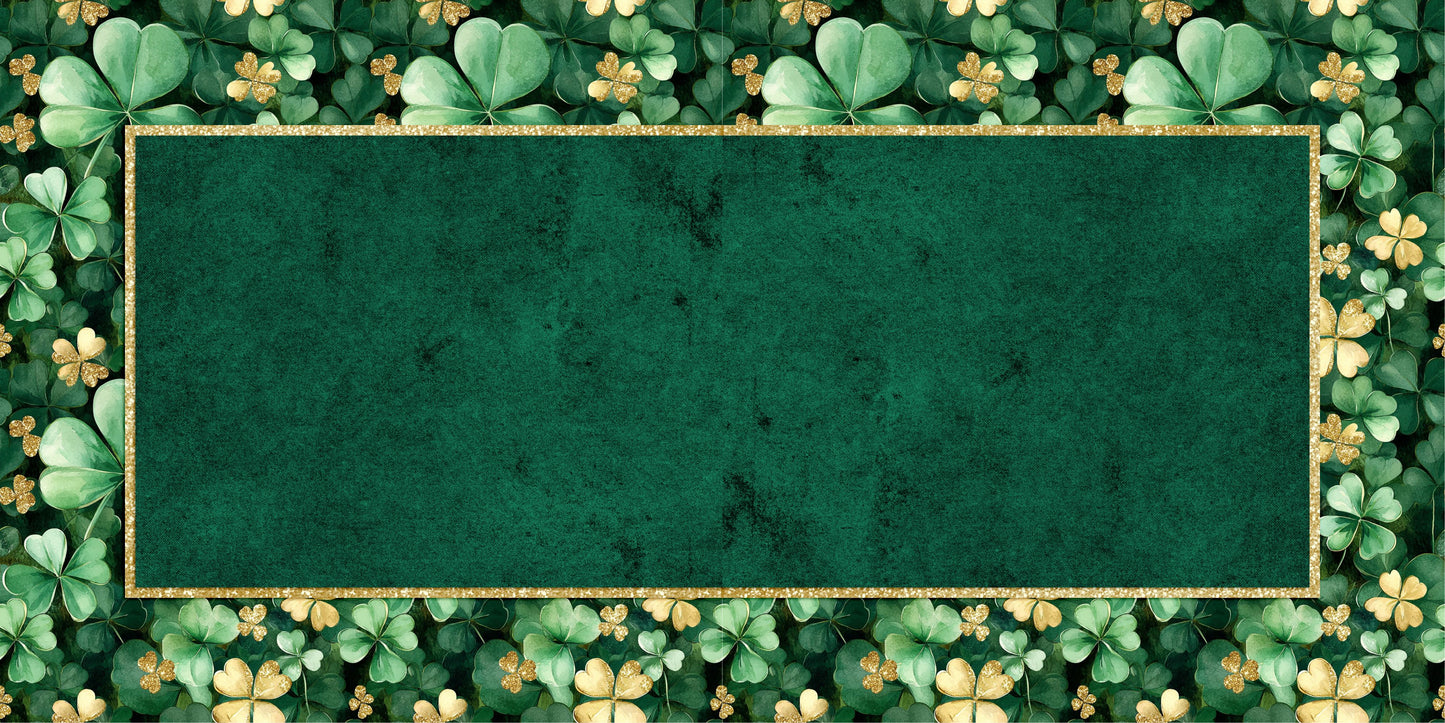 Shamrock Party EZ Background Pages -  Digital Bundle - 10 Digital Scrapbook Pages - INSTANT DOWNLOAD