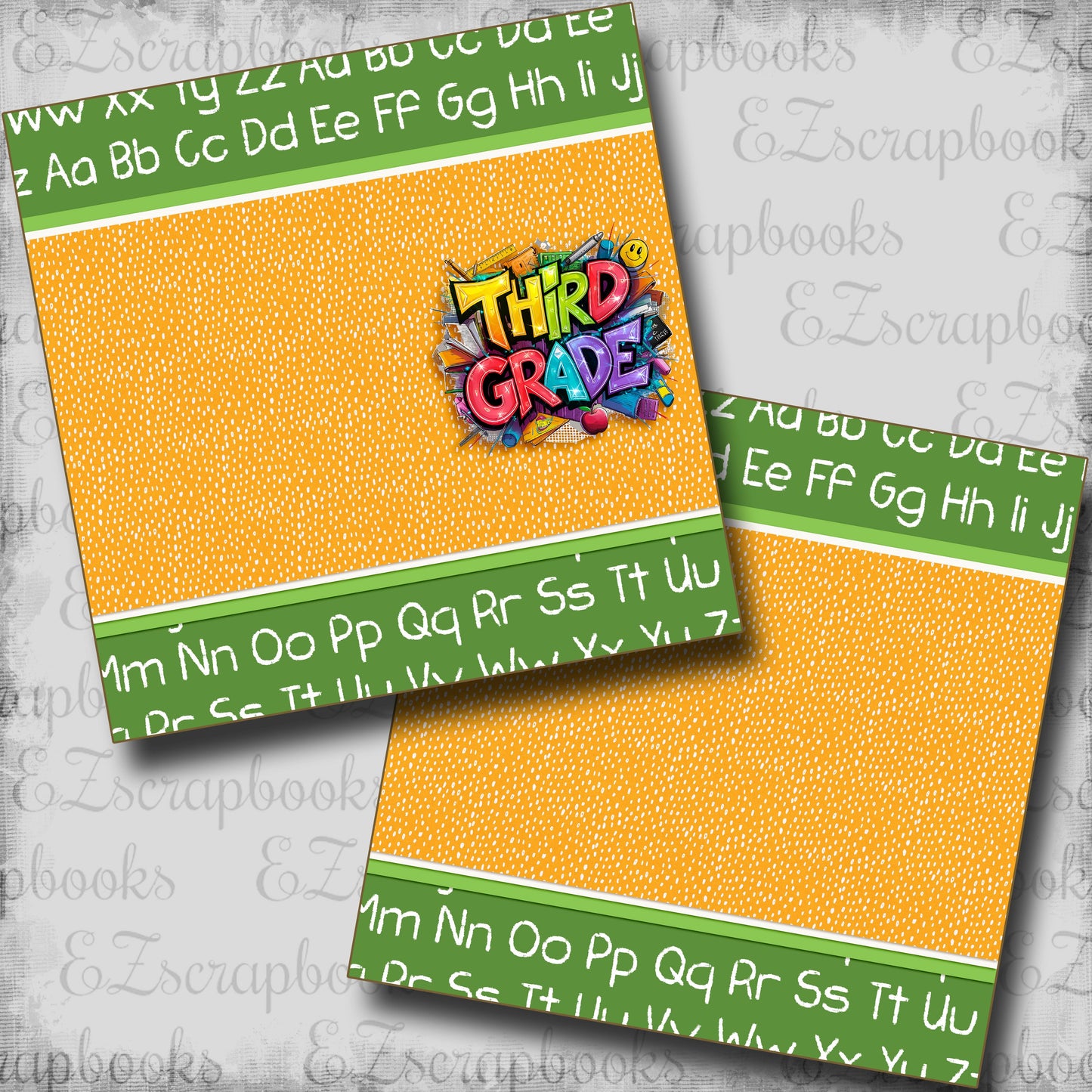 Third Grade Boy NPM - Scrapbook Layout - 25-715