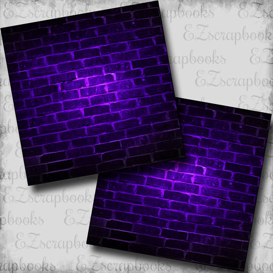 Neon Brick Purple - Papers - 23-070