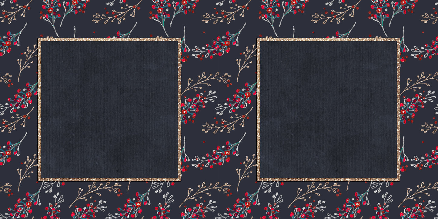 Christmas Wonderland NPM - Set of 5 Double Page Scrapbook Layouts - 24-1018