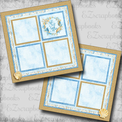 Salt in the Air - Scrapbook Layout - 25-674