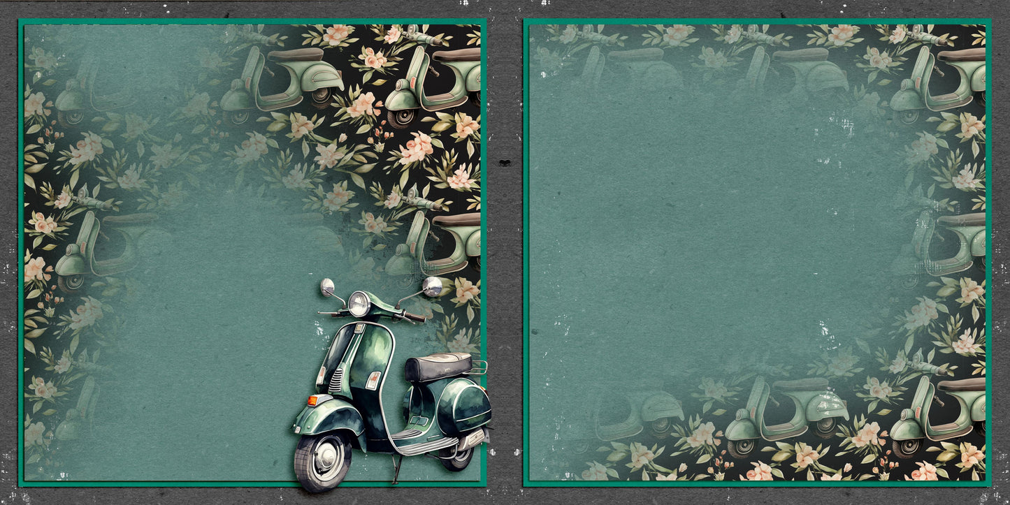 Ciao Roma NPM - Set of 5 Double Page Scrapbook Layouts - 25-1021