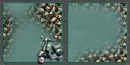 Ciao Roma NPM - Set of 5 Double Page Scrapbook Layouts - 25-1021