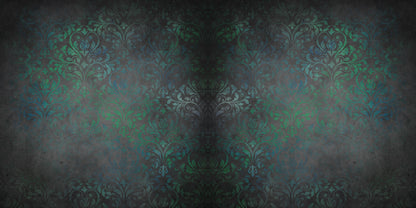 Grunge Damask Teal NPM - 23-021