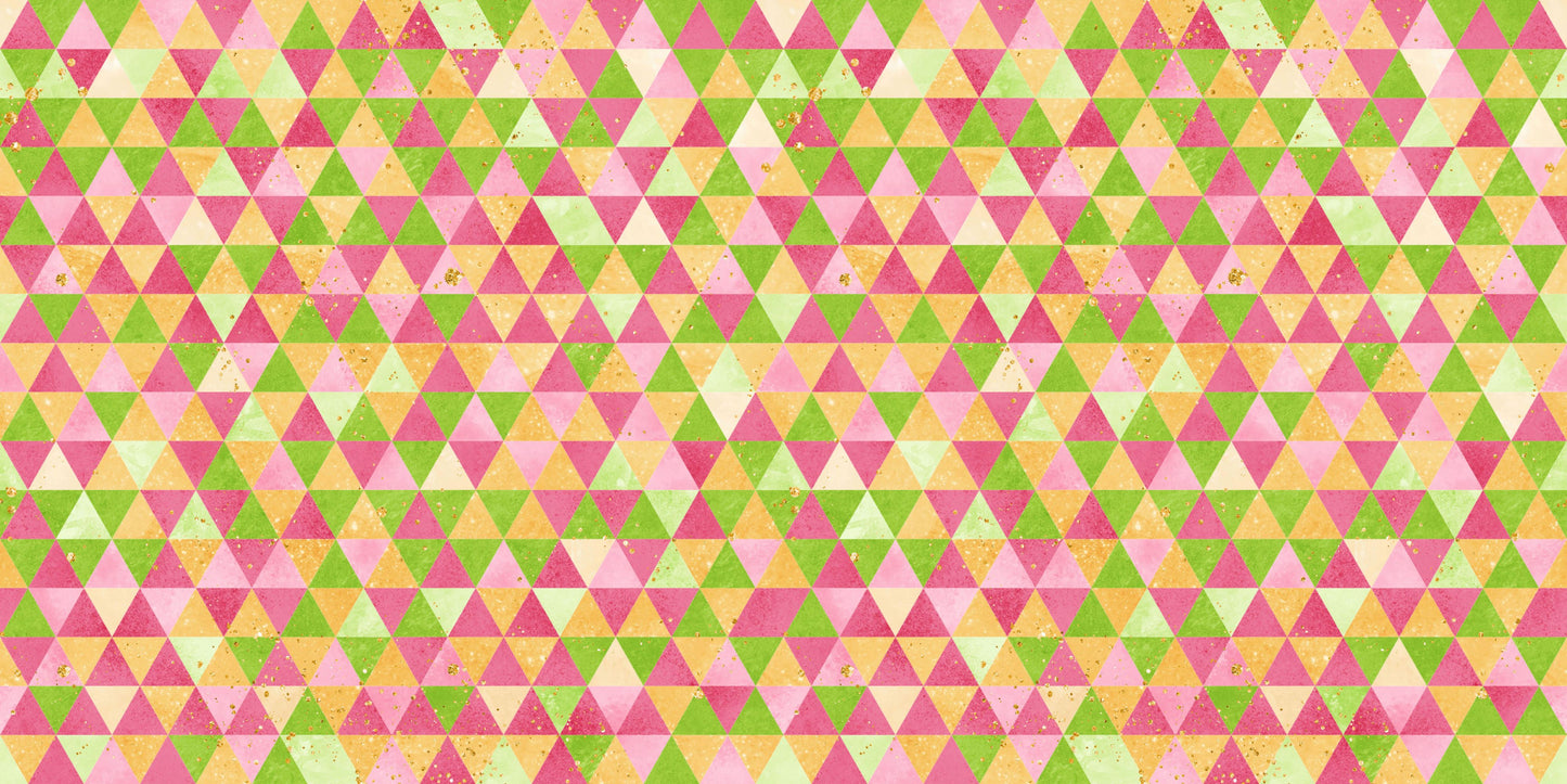 Pinky Lime Triangles NPM - 23-165