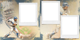 Baseball Player - Digital Scrapbook Pages - INSTANT DOWNLOAD