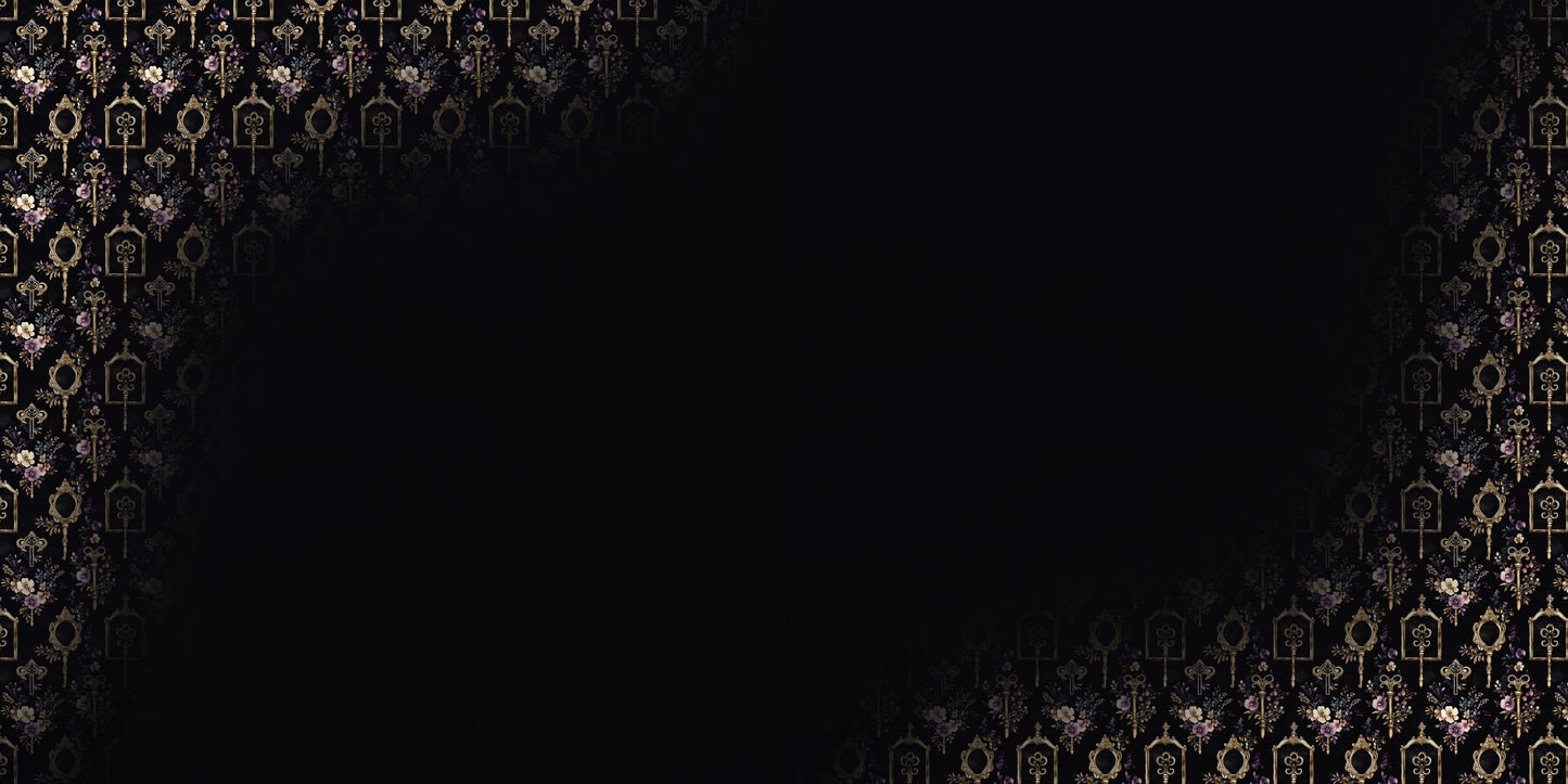 Baroque Halloween EZ Background Pages -  Digital Bundle - 10 Digital Scrapbook Pages - INSTANT DOWNLOAD