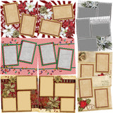 Spirit of Christmas - Set of 5 Double Page Layouts - 1317