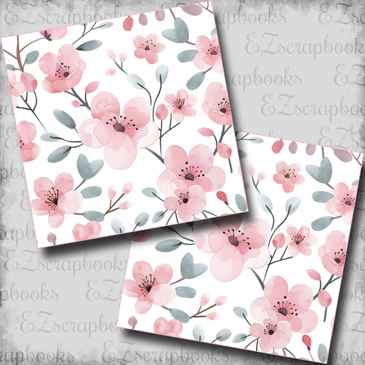 Dog Mom Flowers - Scrapbook Papers - 25-082