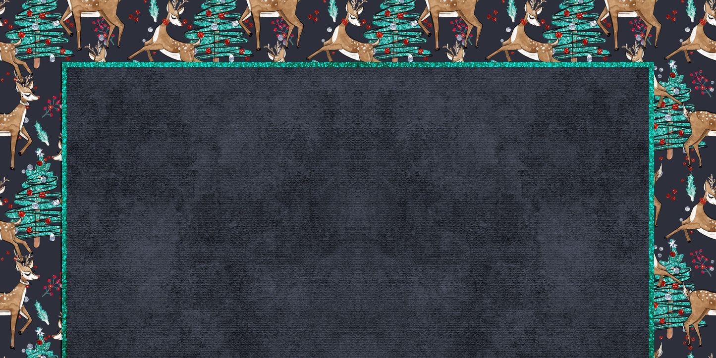 Christmas Wonderland NPM - Set of 5 Double Page Scrapbook Layouts - 24-1018