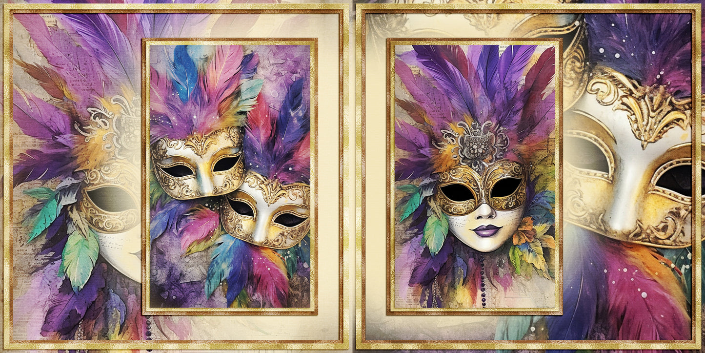 Mardi Gras Masks NPM - 24-132