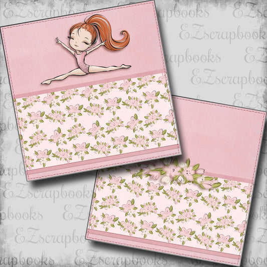 Gymnastics Split Ginger NPM - Scrapbook Layout - 24-609