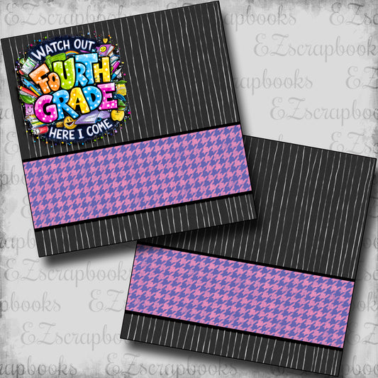 Fourth Grade Girl NPM - Scrapbook Layout - 25-695