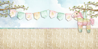 Viva Mexico NPM - Set of 5 Double Page Scrapbook Layouts - 25-1047