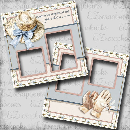 Leave Your Worries - EZ Digital Scrapbook Pages - INSTANT DOWNLOAD