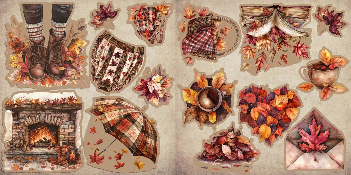 Fall Season Clip Art Sheets CAS - 24-719