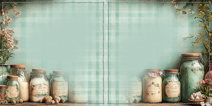 Ingredient Jars NPM - Scrapbook Layout - 25-801