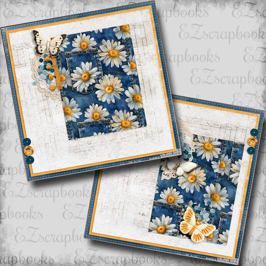 Blue Jean Baby Butterflies NPM - 24-529