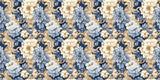 Rococo Palace Cream Gold Blue - Papers - 23-341