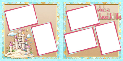 Beautiful Life - EZ Digital Scrapbook Pages - INSTANT DOWNLOAD