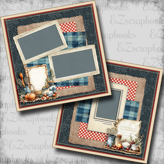 Family Recipes - Scrapbook Layout - 25-798