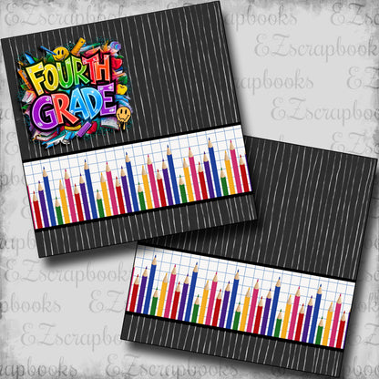 Fourth Grade Boy NPM - Scrapbook Layout - 25-717