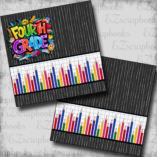 Fourth Grade Boy NPM - Scrapbook Layout - 25-717