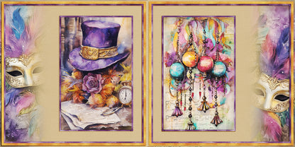 The Mardi Gras EZ Background Pages -  Digital Bundle - 10 Digital Scrapbook Pages - INSTANT DOWNLOAD