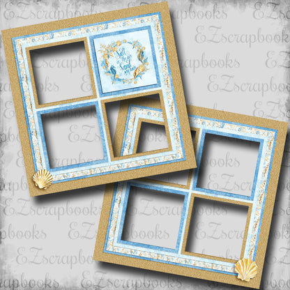 Salt in the Air - EZ Digital Scrapbook Pages - INSTANT DOWNLOAD