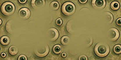 Retro Halloween Eyeballs NPM - Scrapbook Layout - 25-863