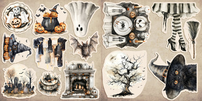 Spooky Season Clip Art Sheets CAS - 24-721