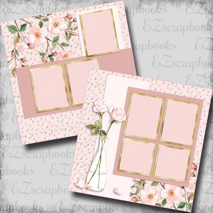 Enchanted Roses - Scrapbook Layout - 25-778