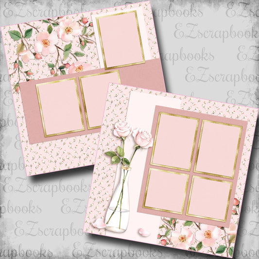 Enchanted Roses - Scrapbook Layout - 25-778