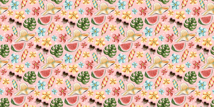 Tropical Summer Pattern Pink NPM - 23-149