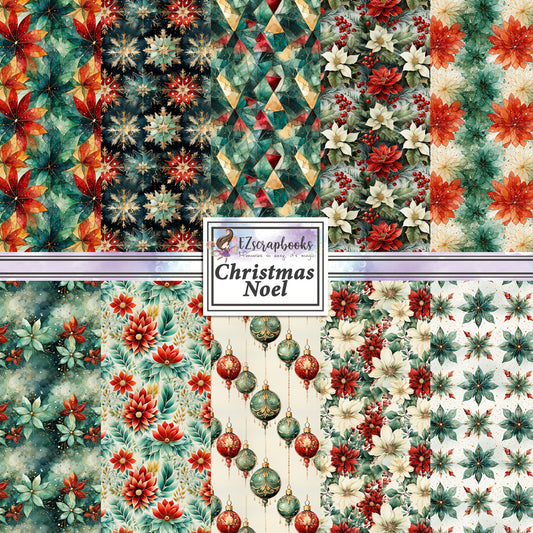 Christmas Noel 12X12 Paper Pack - 8752