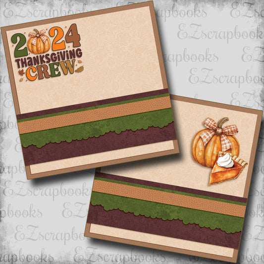 2024 Thanksgiving Crew NPM - Scrapbook Layout - 24-857