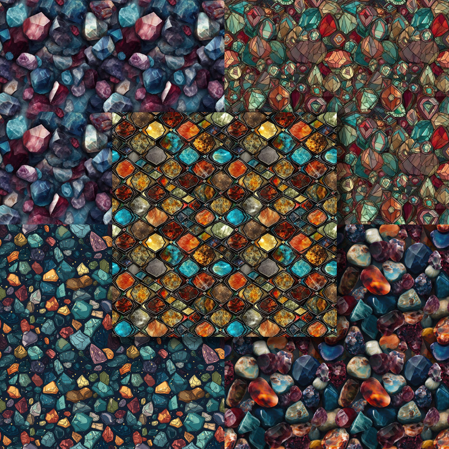 Precious Stones 12X12 Paper Pack - 8790