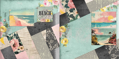 All the Beach Things NPM - Scrapbook Layout - 24-717