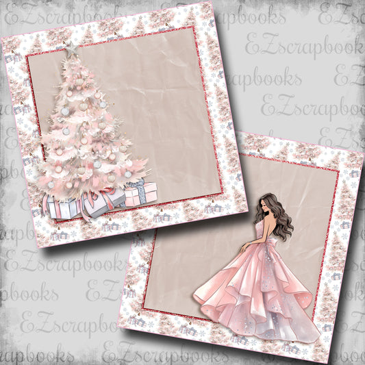 Dear Santa Tree African American NPM - Scrapbook Layout - 24-871