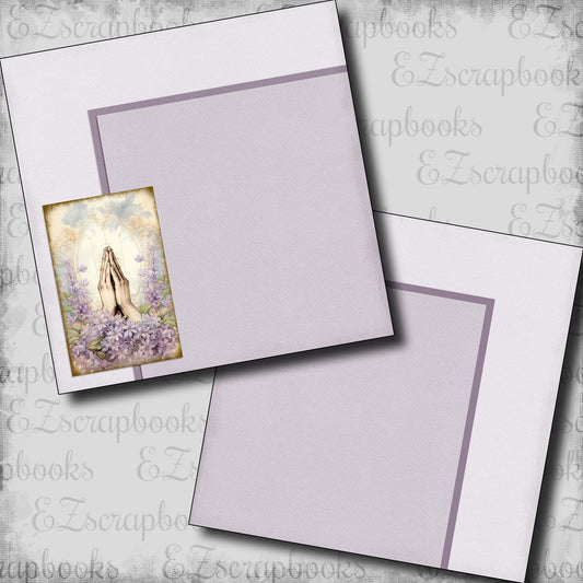 Lavender Easter Prayer Card NPM - 24-274