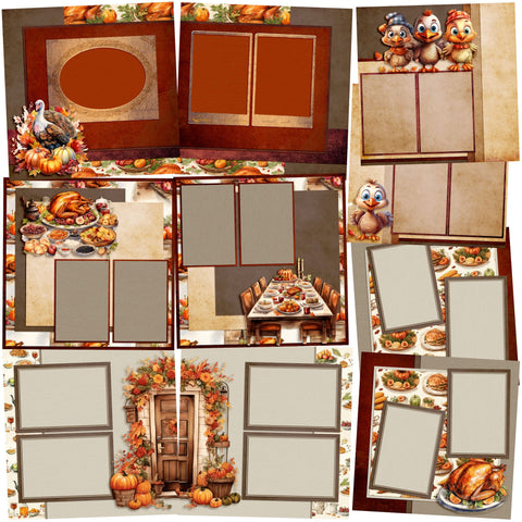 Months of the Year - 12 Double Page Layouts – EZscrapbooks