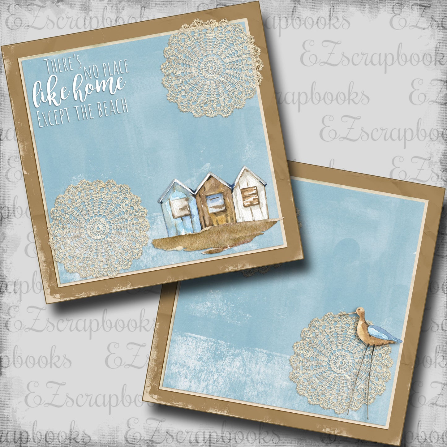 Home Beach NPM - Scrapbook Layout - 25-653