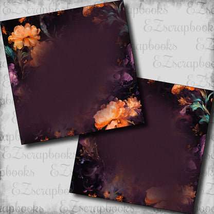 Rococo Halloween Floral NPM  - 23-589