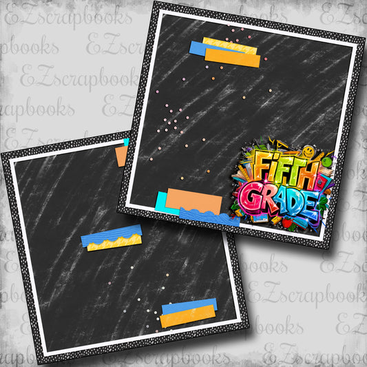 Fifth Grade Boy NPM - Scrapbook Layout - 25-719