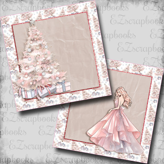 Dear Santa Tree Blonde NPM - Scrapbook Layout - 24-867