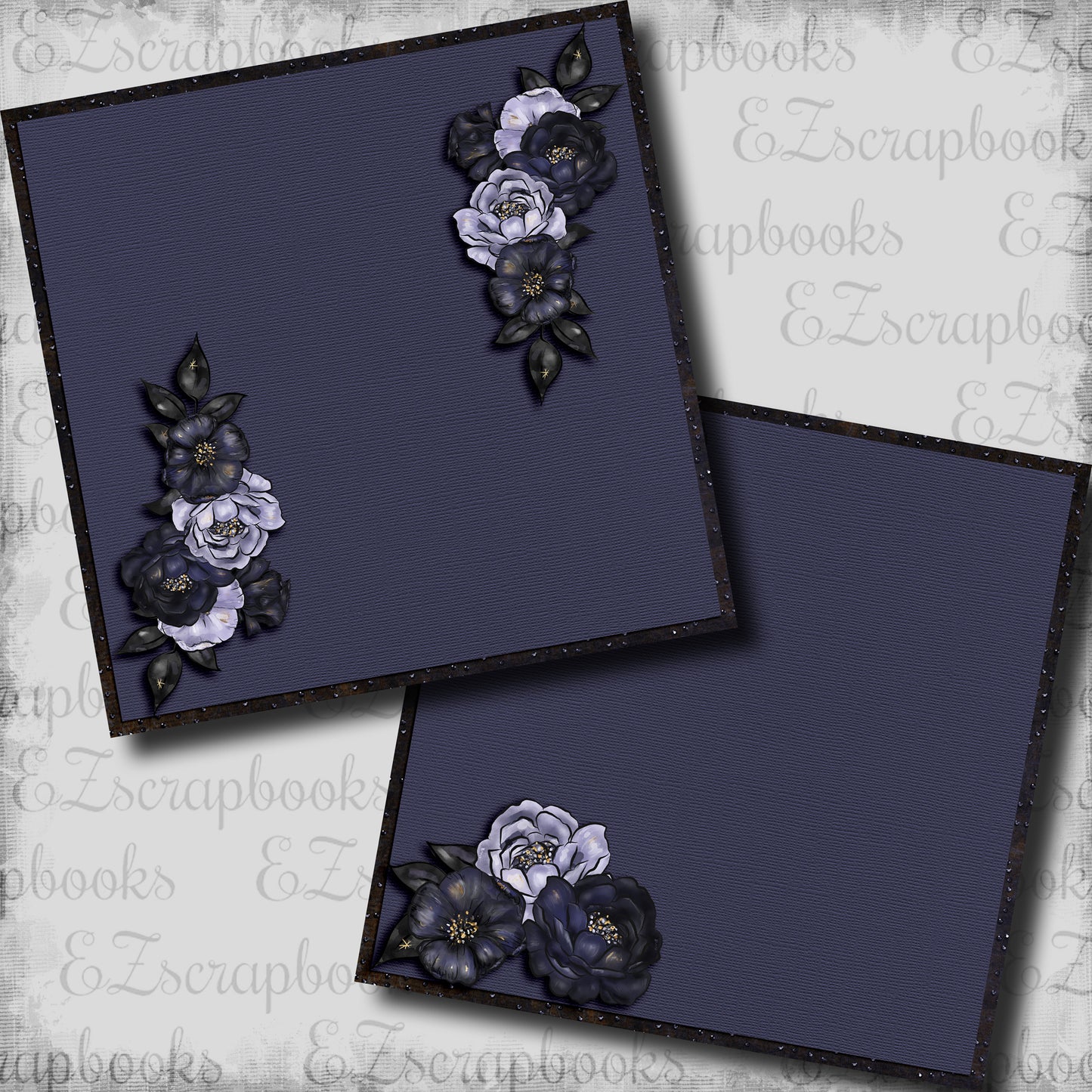 Halloween Moonlight Floral NPM - 23-433